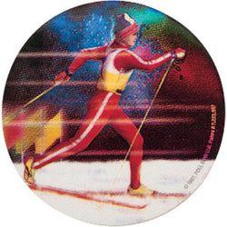 cross country skiing mylar insert-D&G Trophies Inc.-D and G Trophies Inc.