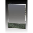 Crystal Block, Marble Base-D&G Trophies Inc.-D and G Trophies Inc.