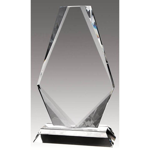 Crystal Diamond on Base, Clear-D&G Trophies Inc.-D and G Trophies Inc.