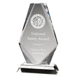 Crystal Diamond on Base, Clear-D&G Trophies Inc.-D and G Trophies Inc.