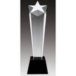 Crystal Narrow Star, Black Base-D&G Trophies Inc.-D and G Trophies Inc.