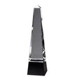 Crystal Obelisk, Black Base-D&G Trophies Inc.-D and G Trophies Inc.