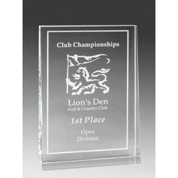 Crystal Wedge-D&G Trophies Inc.-D and G Trophies Inc.