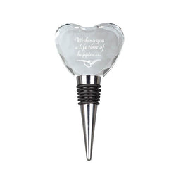 Crystal Wine Stopper, Heart-D&G Trophies Inc.-D and G Trophies Inc.