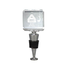 Crystal Wine Stopper, Square-D&G Trophies Inc.-D and G Trophies Inc.