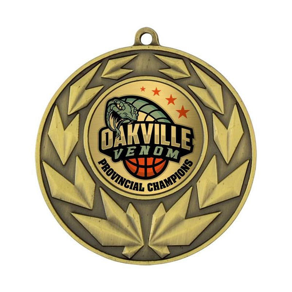 dagger medal 1” insert medal-D&G Trophies Inc.-D and G Trophies Inc.