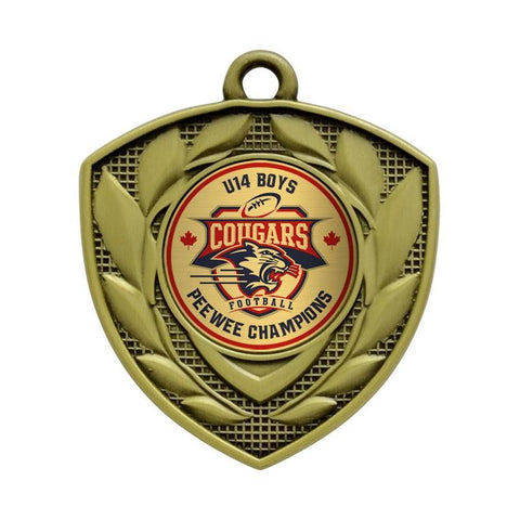defender medal 1” insert medal-D&G Trophies Inc.-D and G Trophies Inc.