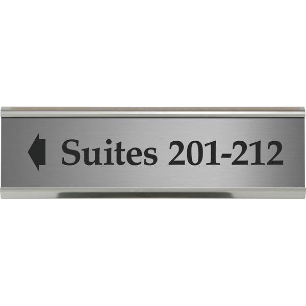 Deluxe Aluminum Wall Sign Holder Sign Hardware & Custom Signs-D&G Trophies Inc.-D and G Trophies Inc.