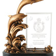 Dolphin w/Acrylic Plate-D&G Trophies Inc.-D and G Trophies Inc.