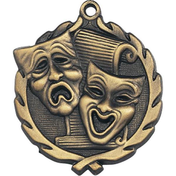 drama sculptured medal-D&G Trophies Inc.-D and G Trophies Inc.