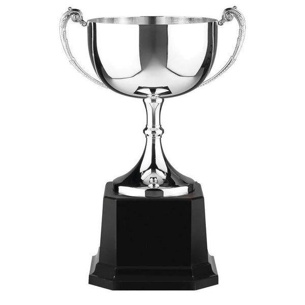 Endurance Nickel Plated Cup on Square Base-D&G Trophies Inc.-D and G Trophies Inc.