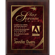 engraved marble mist laminate plaque-D&G Trophies Inc.-D and G Trophies Inc.