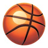 Epoxy Dome Insert, Basketball 2