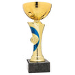 Euro Cup, Gold/Blue 8.5"-D&G Trophies Inc.-D and G Trophies Inc.