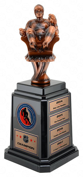 fantasy hockey tower base hockey resin trophy-D&G Trophies Inc.-D and G Trophies Inc.