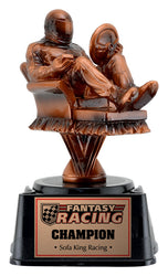 fantasy racing tower base racing resin trophy-D&G Trophies Inc.-D and G Trophies Inc.