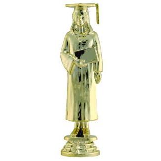 Figure Graduate Female 5.5"-D&G Trophies Inc.-D and G Trophies Inc.