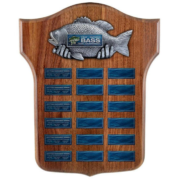 fish annual distinctive resin trophy-D&G Trophies Inc.-D and G Trophies Inc.