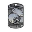 Football Dog Tag with Ball Chain-D&G Trophies Inc.-D and G Trophies Inc.