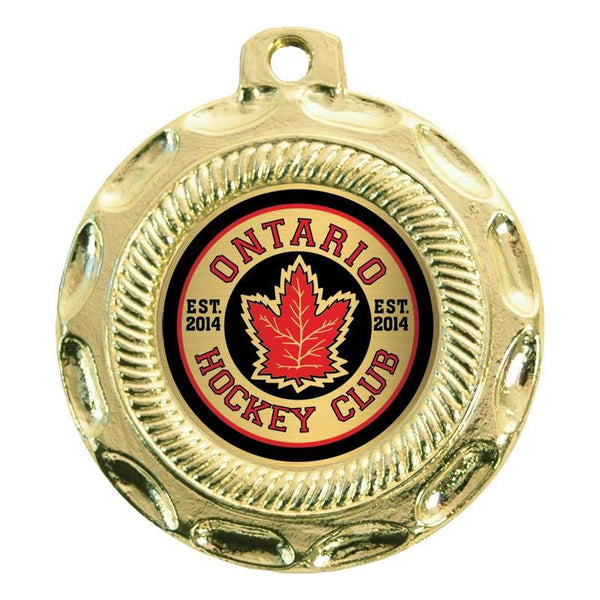 fossil medal bright 1” insert medal-D&G Trophies Inc.-D and G Trophies Inc.