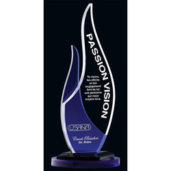 Freeform Fire & Ice Acrylic Award-D&G Trophies Inc.-D and G Trophies Inc.