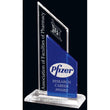 Freeform Twin Towers Acrylic Award-D&G Trophies Inc.-D and G Trophies Inc.