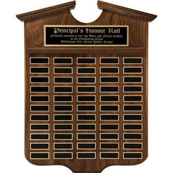 Grant Annual Sheild Genuine Walnut-D&G Trophies Inc.-D and G Trophies Inc.