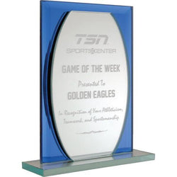 Halifax Blue Mirror Glass Award-D&G Trophies Inc.-D and G Trophies Inc.