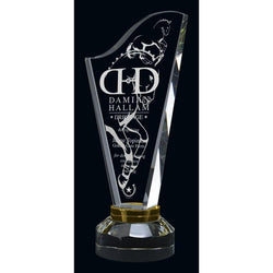 Harp Optic Crystal Award-D&G Trophies Inc.-D and G Trophies Inc.