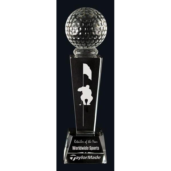 Heron Point Optic Crystal Award-D&G Trophies Inc.-D and G Trophies Inc.