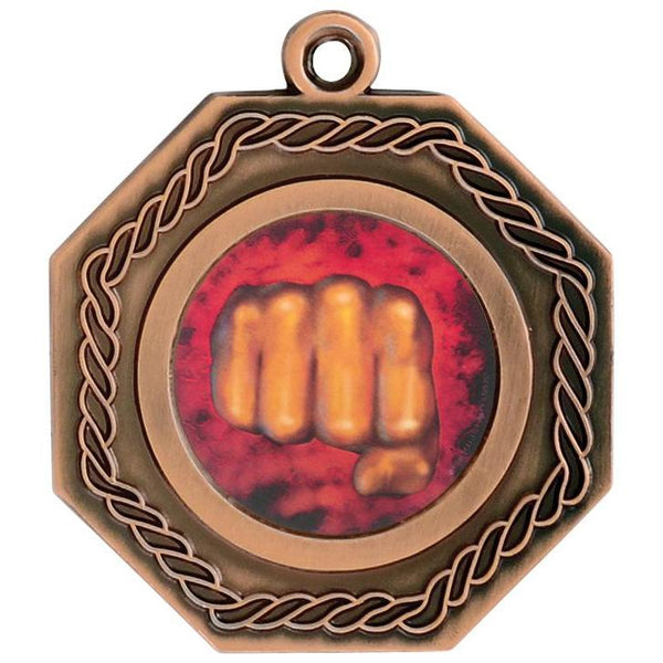 hex medal 1” insert medal-D&G Trophies Inc.-D and G Trophies Inc.