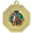 hex medal bright 1” insert medal-D&G Trophies Inc.-D and G Trophies Inc.