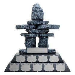 inukshuk annual resin trophy-D&G Trophies Inc.-D and G Trophies Inc.