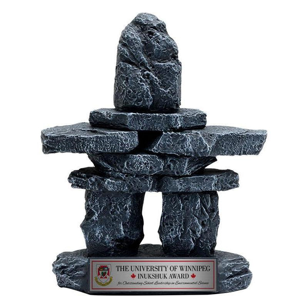 inukshuk resin trophy-D&G Trophies Inc.-D and G Trophies Inc.