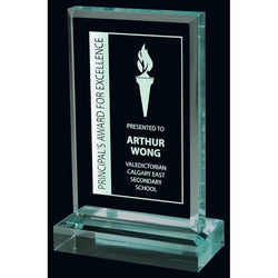 Jade Acclaim Acrylic Award-D&G Trophies Inc.-D and G Trophies Inc.