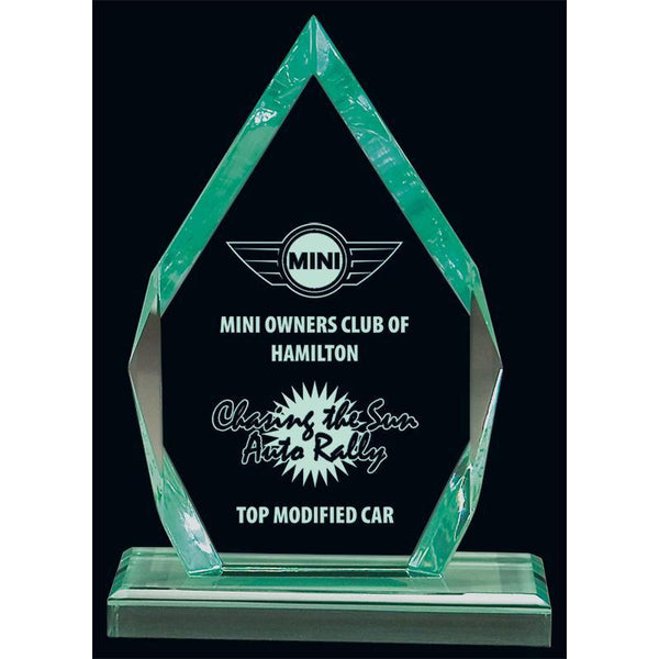 Jade Arrowhead Acrylic Award-D&G Trophies Inc.-D and G Trophies Inc.