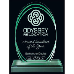 Jade Odyssey Acrylic Award-D&G Trophies Inc.-D and G Trophies Inc.