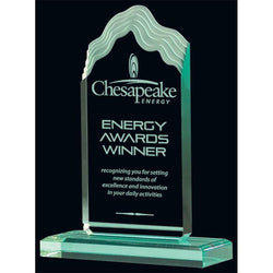 Jade Wave Acrylic Award-D&G Trophies Inc.-D and G Trophies Inc.