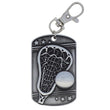 Lacrosse Dog Tag Zipper Pull Silver-D&G Trophies Inc.-D and G Trophies Inc.