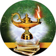 lamp of knowledge mylar insert-D&G Trophies Inc.-D and G Trophies Inc.