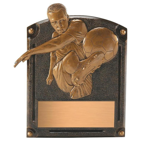 legends of fame soccer resin trophy-D&G Trophies Inc.-D and G Trophies Inc.