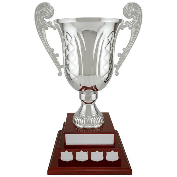 mancini cup - piano base - rosewood piano finish annual award-D&G Trophies Inc.-D and G Trophies Inc.