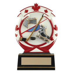maple leaf hockey resin trophy-D&G Trophies Inc.-D and G Trophies Inc.