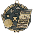 math sculptured medal-D&G Trophies Inc.-D and G Trophies Inc.