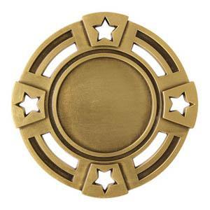 Medal 1" Insert 4 Stars-D&G Trophies Inc.-D and G Trophies Inc.