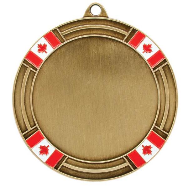 Medal 2" Insert Canada Flag-D&G Trophies Inc.-D and G Trophies Inc.