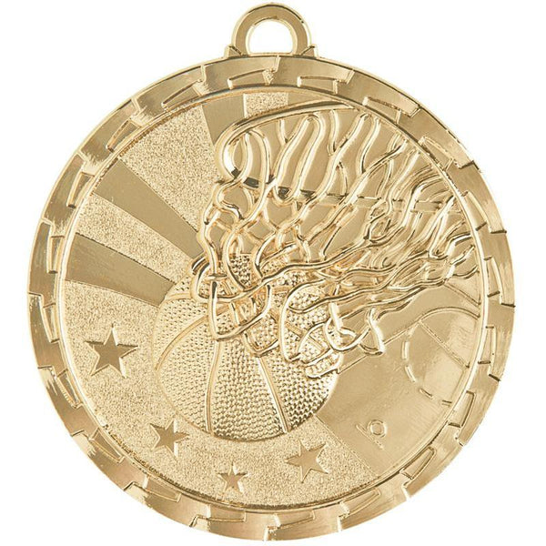 Medal Brite Basketball 2" Dia.-D&G Trophies Inc.-D and G Trophies Inc.
