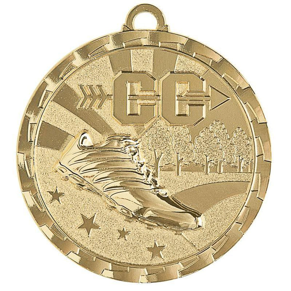 Medal Brite Cross Country 2" Dia.-D&G Trophies Inc.-D and G Trophies Inc.