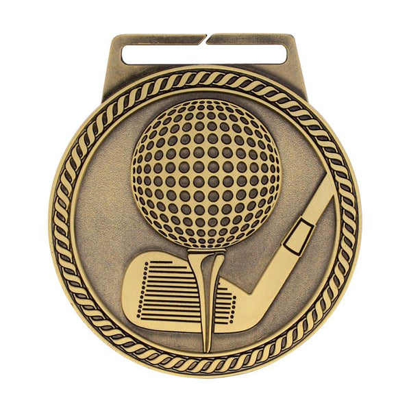Medal Titan Golf 3" Dia.-D&G Trophies Inc.-D and G Trophies Inc.