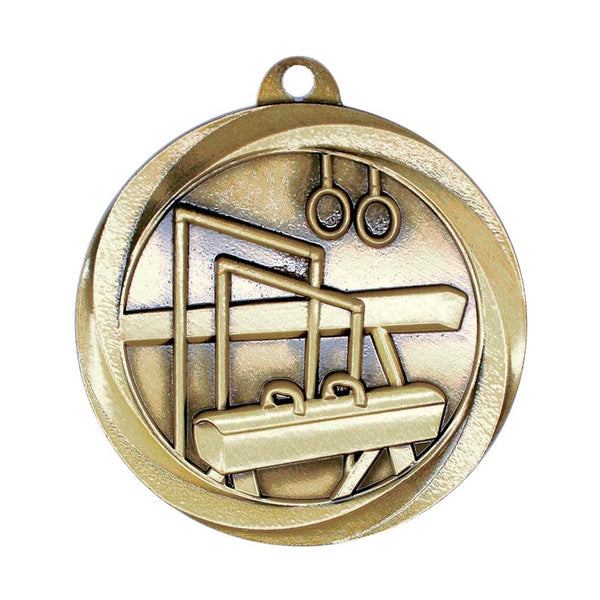 Medal Vortex 2" Gymnastics-D&G Trophies Inc.-D and G Trophies Inc.